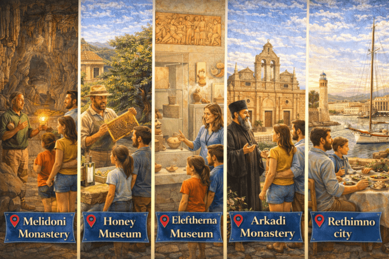 Myths, Monks & Honey: Private Journey through Melidoni, Eleftherna & Rethymno – 985031