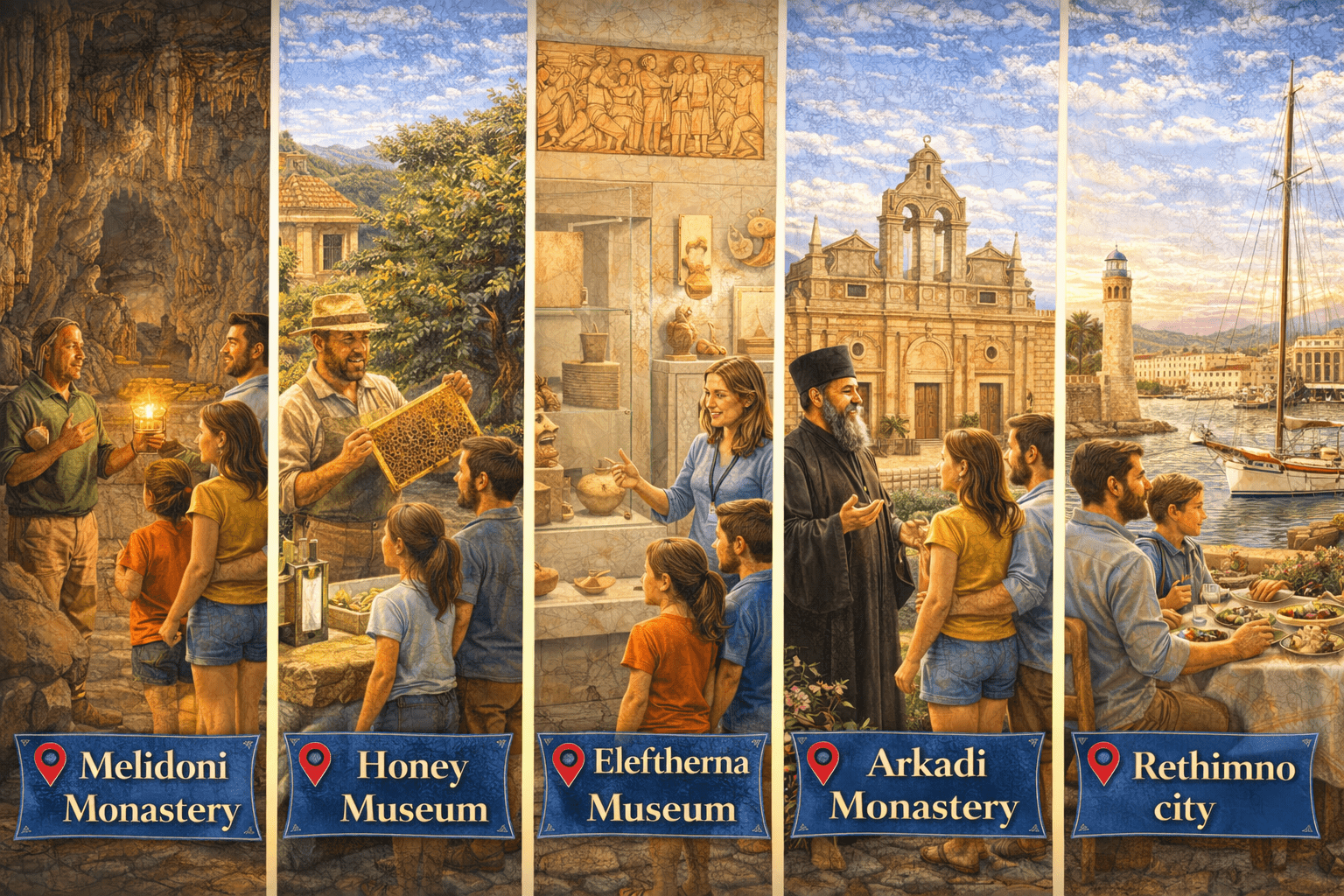 Myths, Monks & Honey: Private Journey through Melidoni, Eleftherna & Rethymno – 985031